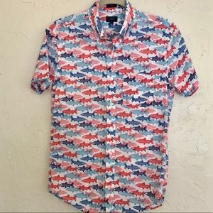 J Crew short sleeve slim button down